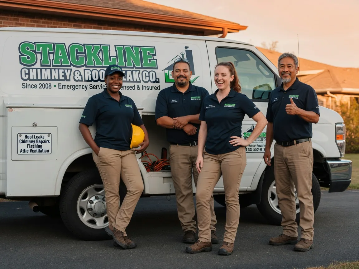 Chimney flashing repair company in Odessa, NE